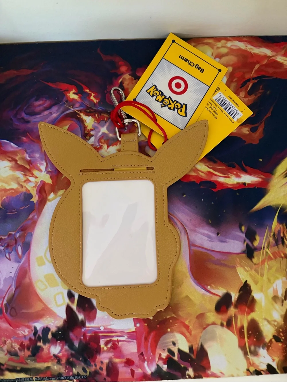 Pokemon Tan Eevee Bag Charm Keychain
